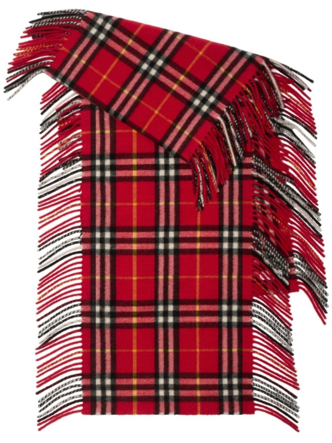 

Burberry шарф Happy в клетку, красный