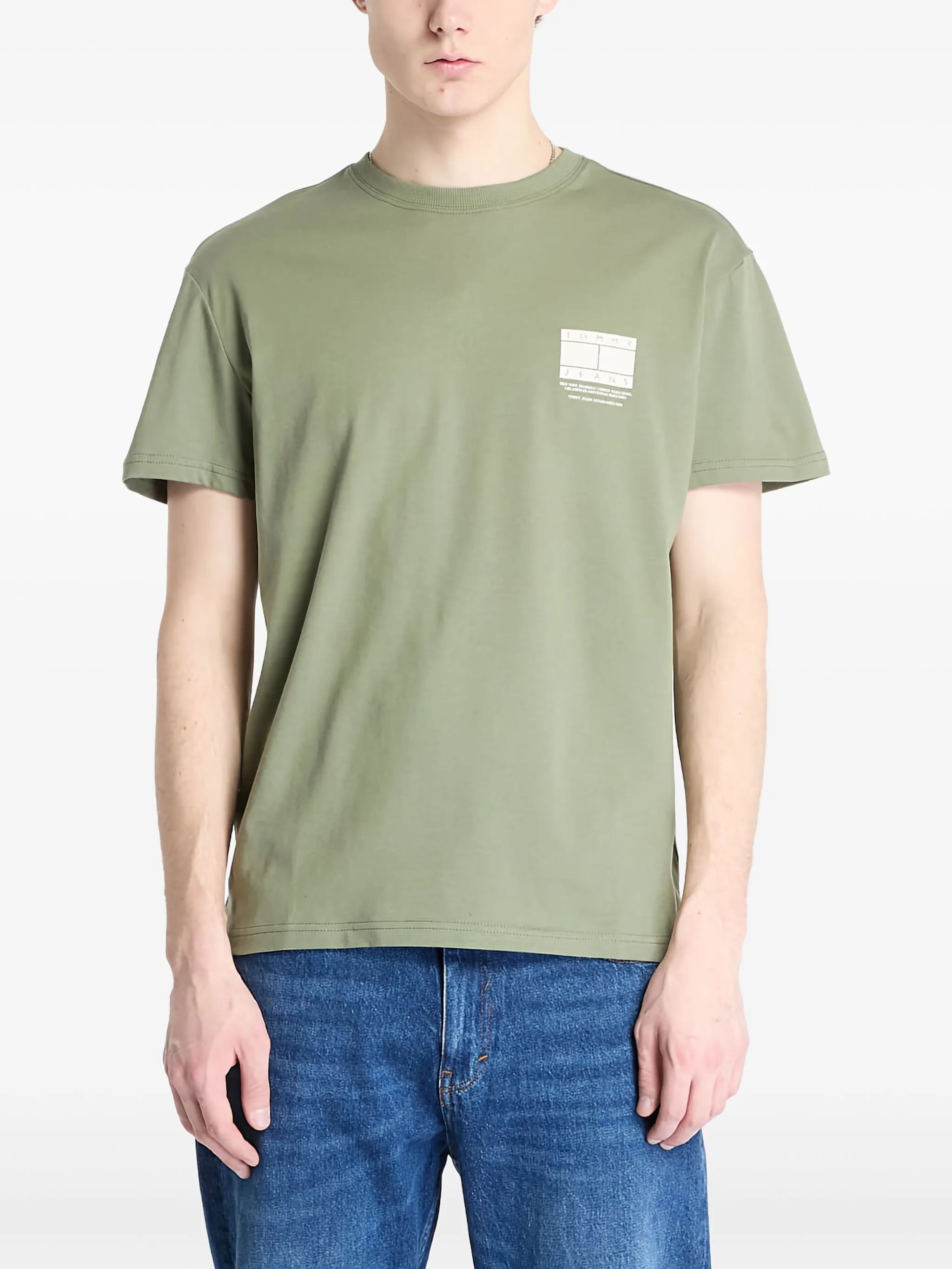 

Футболка с графичным принтом Tommy Jeans, зеленый