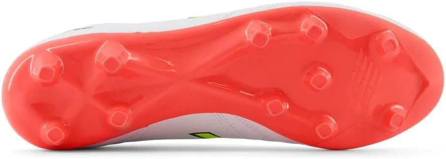 Футбольные бутсы New Balance Men's 442 Academy Fg V2, белый/красный — фото 3