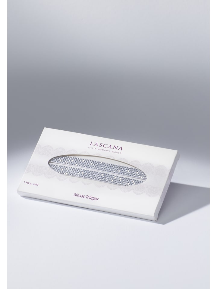 

Бретельки бюстгальтера белого и серебристого цветов LASCANA
