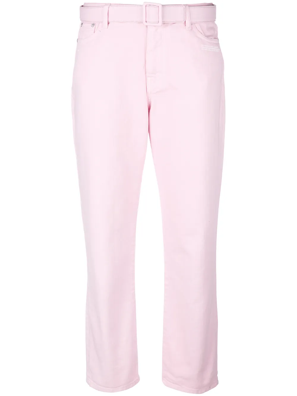 

Джинсы узкого кроя OFF-WHITE, розовый