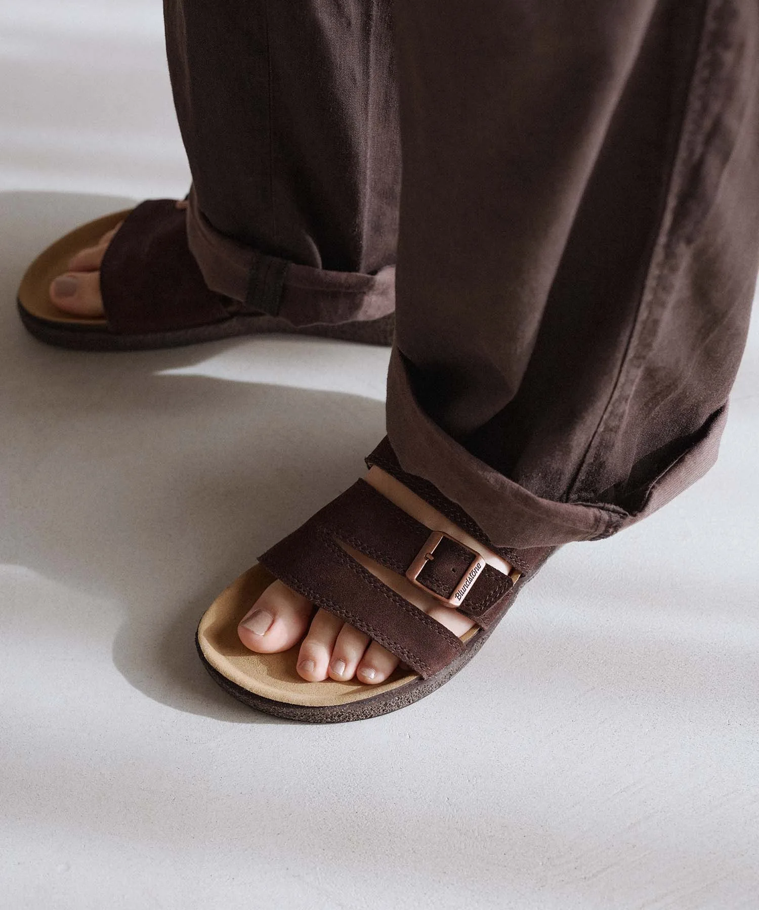 Унисекс сандалии Blundstone AEROCORK SANDAL бежевые — фото 4