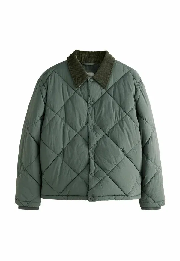 Куртка зимняя стеганая Regular fit Next, хаки-зеленый