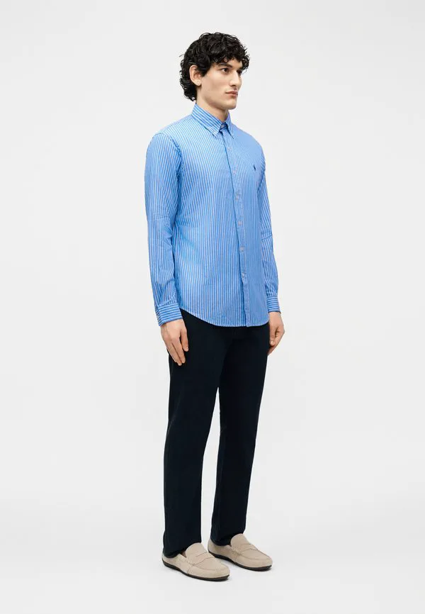 Спортивная рубашка Polo Ralph Lauren, Med Blue/White — фото 4