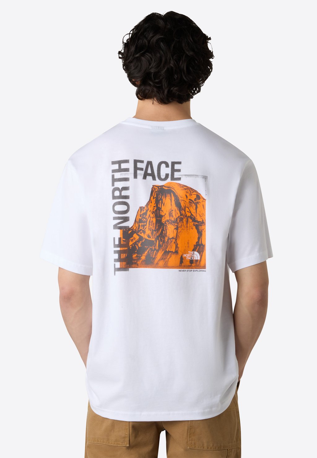 

Футболка с принтом HALF DOME PHOTO The North Face, белый