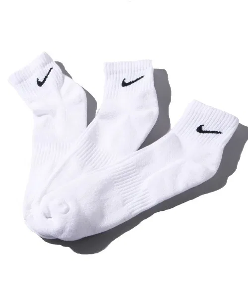 Носки тренировочные Nike Everyday Cushion Ankle, 3 пары, белые