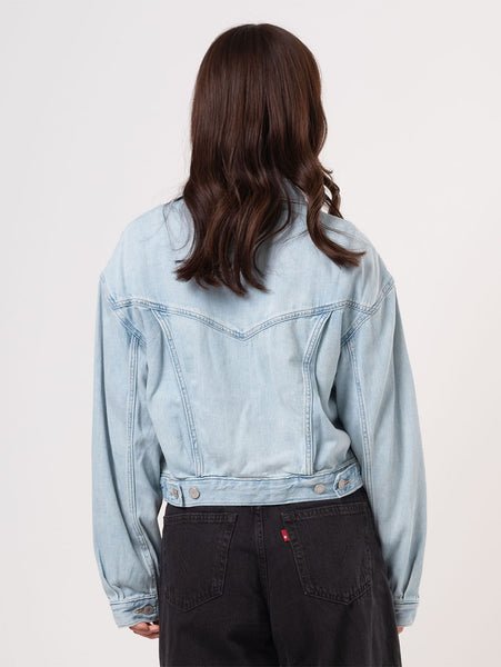Куртка-тракер SHRUNKEN 90S, светло-индиговый цвет Levi's, Light Indigo - Flat Finish — фото 3