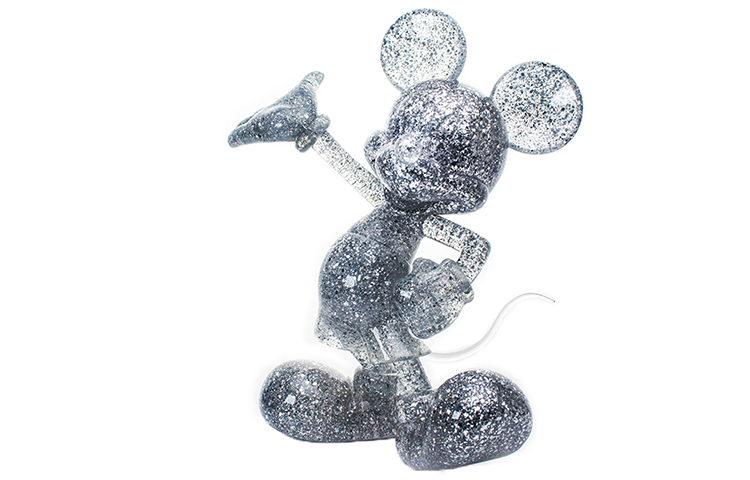 

Фигурка Mickey Tribute Collection Transparent Scale Figure Trendy Figures 28cm Disney, tribute - clear белый sequin color 28cm