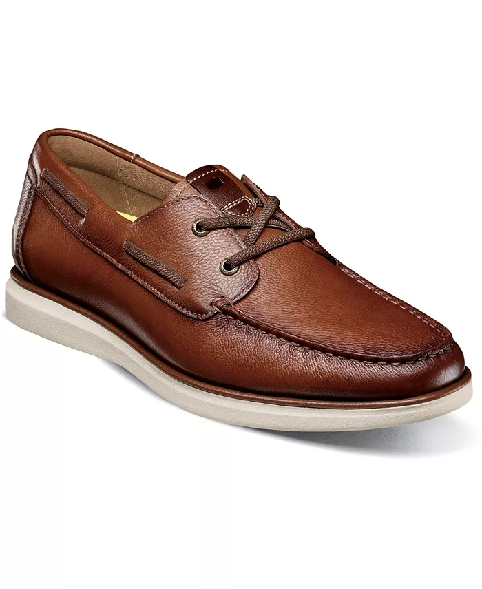 

Мужские лодочные туфли Tropics Moc Toe с эластичными шнурками Florsheim, коричневый