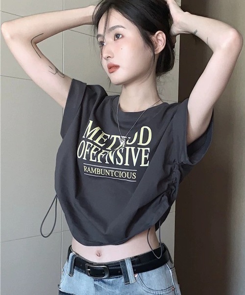 

Футболка с коротким рукавом, винтажный корейский уличный стиль, логотип Y2K DEVICE, угольно-серый