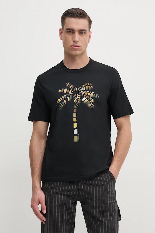 

Хлопковая футболка Ps Paul Smith, черный