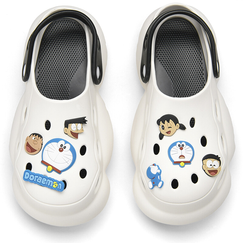 Сабо женские Doraemon, розовый/белый — фото 4
