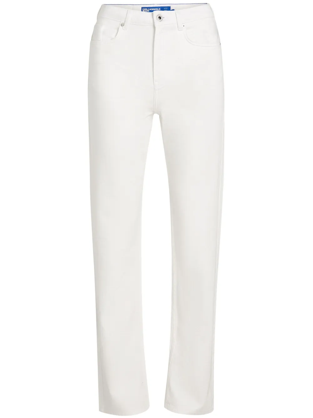 

Прямые джинсы с завышенной талией Karl Lagerfeld Jeans, белый