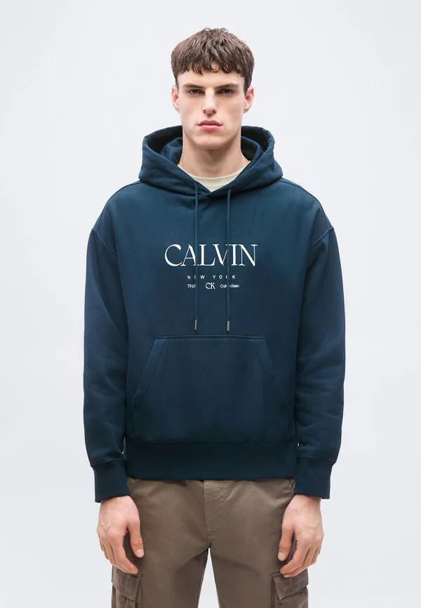 Худи премиум-класса с графическим принтом Calvin Klein, Nurture Navy — фото 3