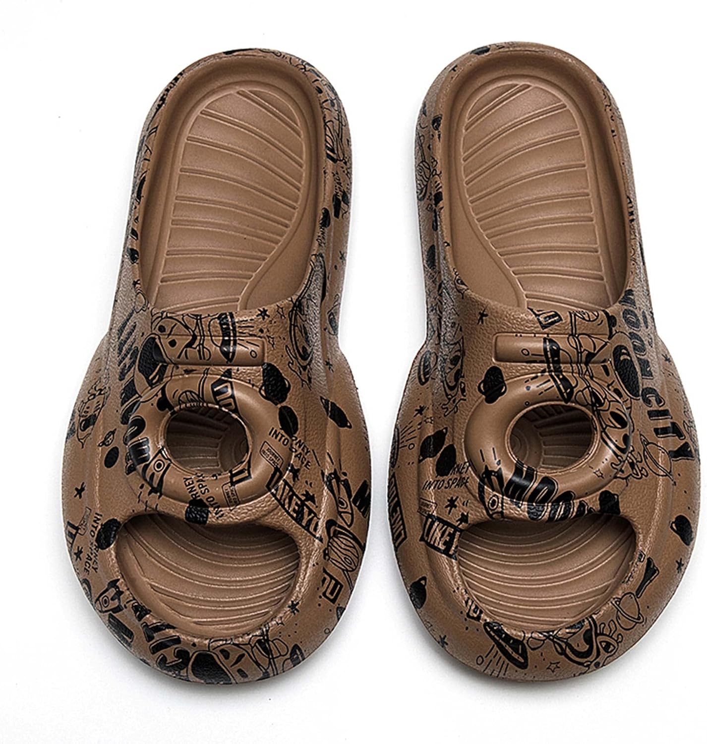 

Мужские летние шлепанцы сандалии спортивные повседневные Generic, коричневый