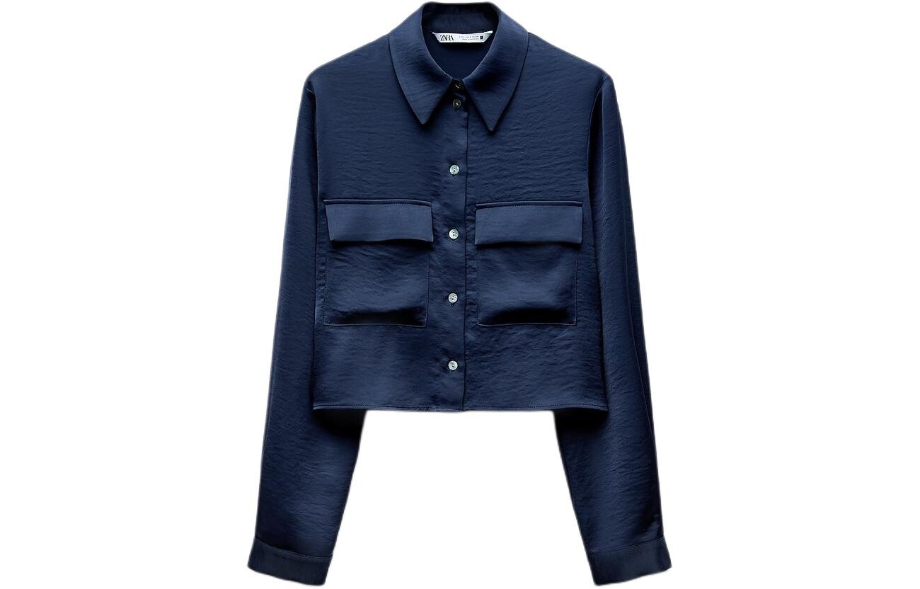 

Рубашка женская черная Zara