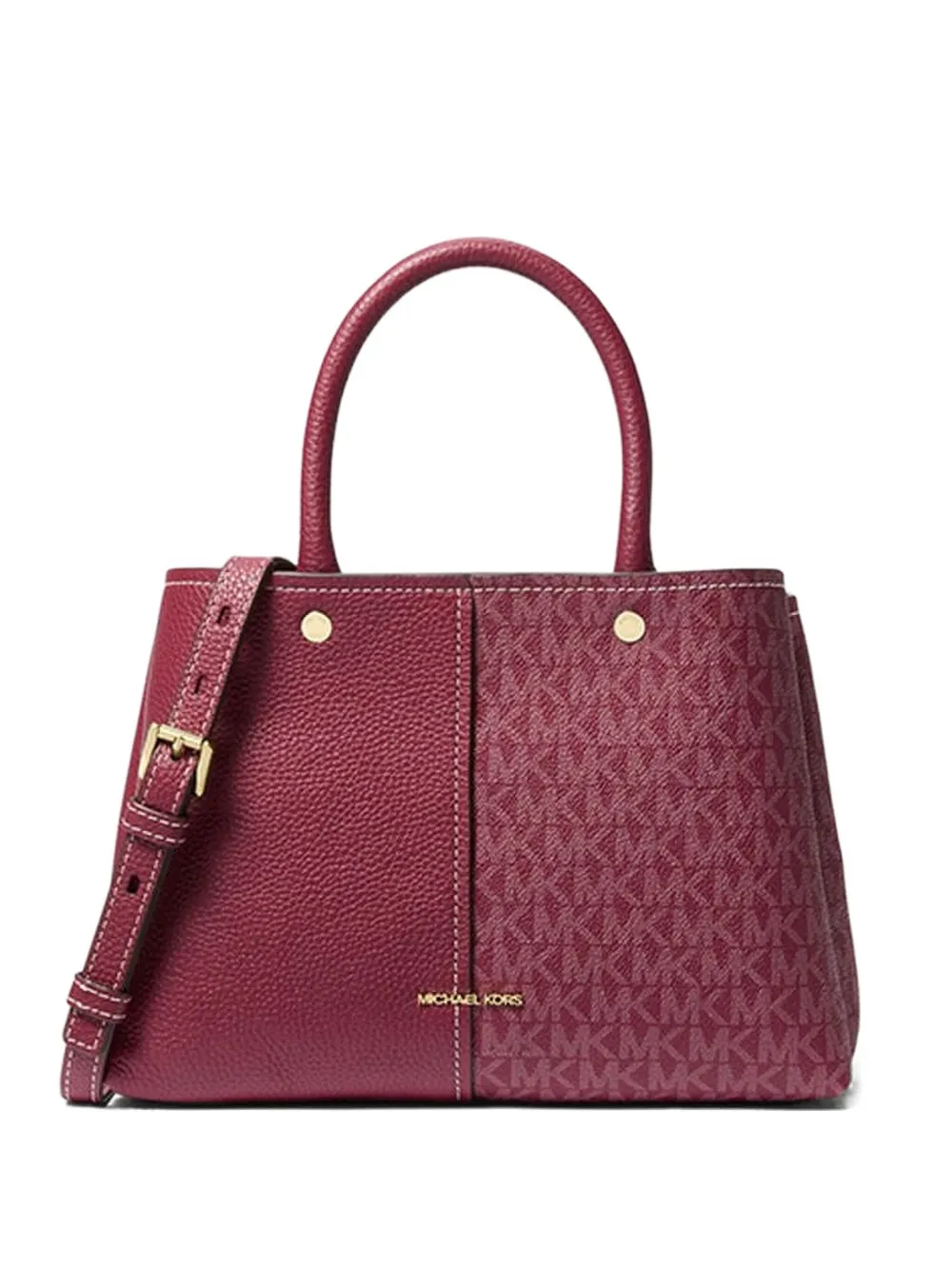 

Средняя сумка-тоут с монограммой MICHAEL KORS, красный