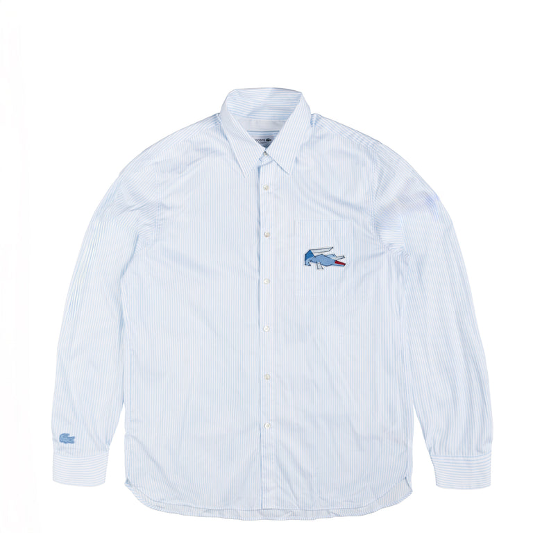 

Рубашка shirt with crocodile badge Lacoste, белый
