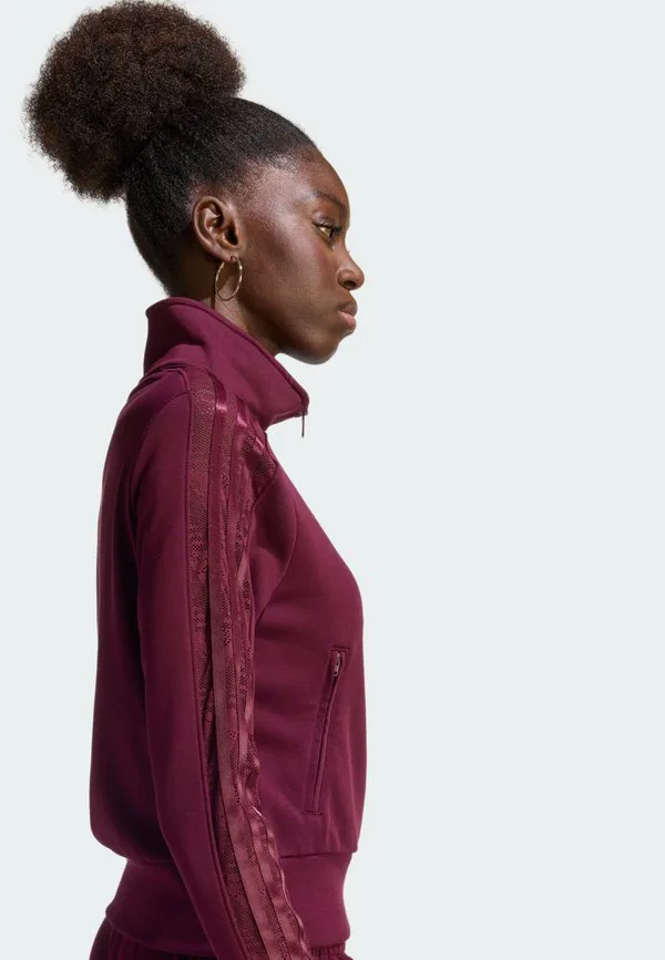 Толстовка firebird на молнии Adidas Originals, Maroon — фото 3
