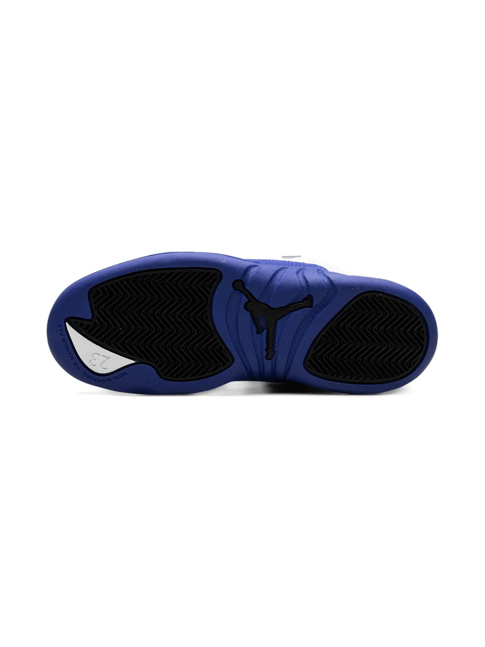 Кроссовки Air Jordan 12 Wizards - White/Black/Game Royal Jordan Kids, белый — фото 4