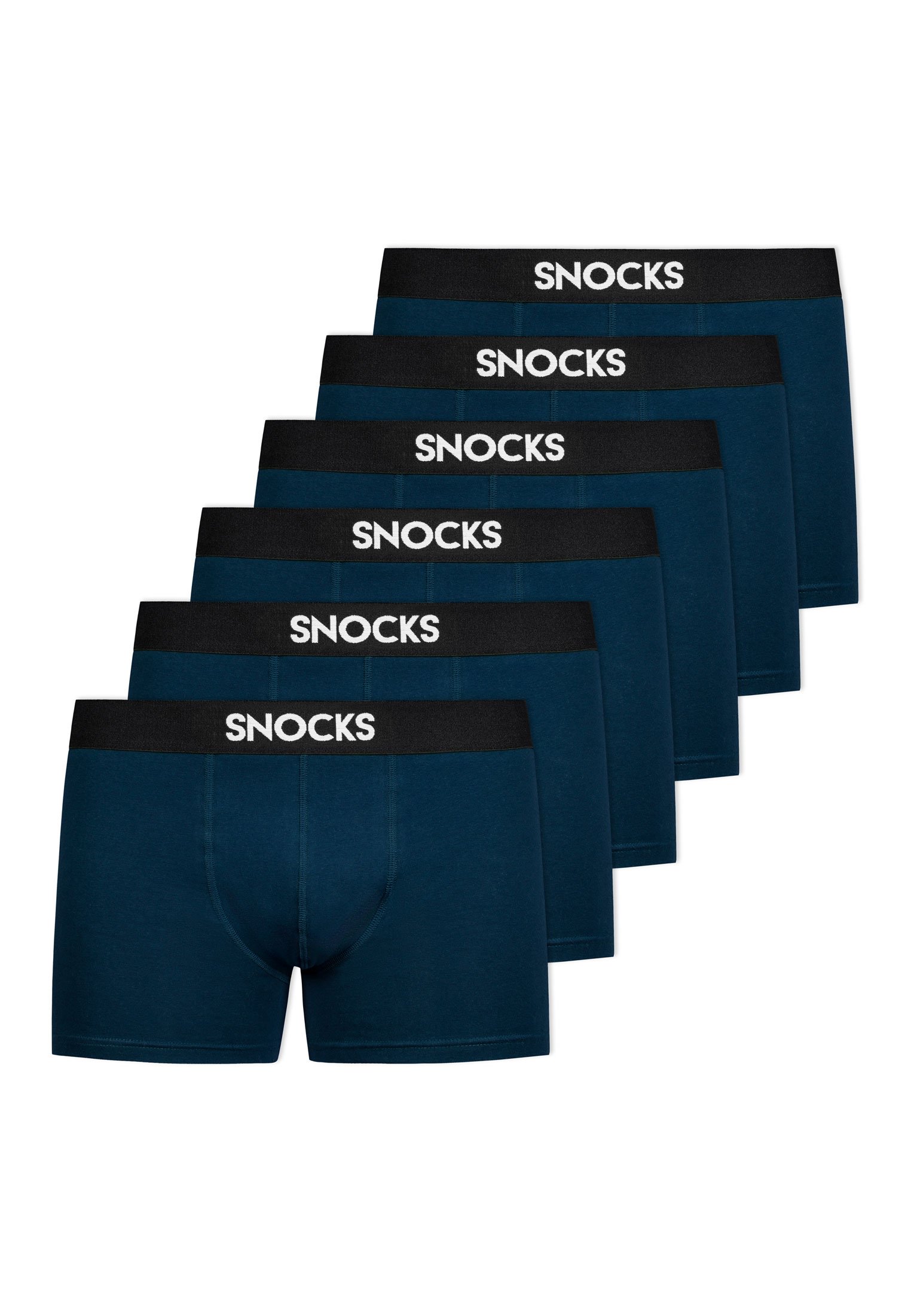 

Боксеры SNOCKS Boxershorts aus Bio-Baumwolle 6 Stück, синий