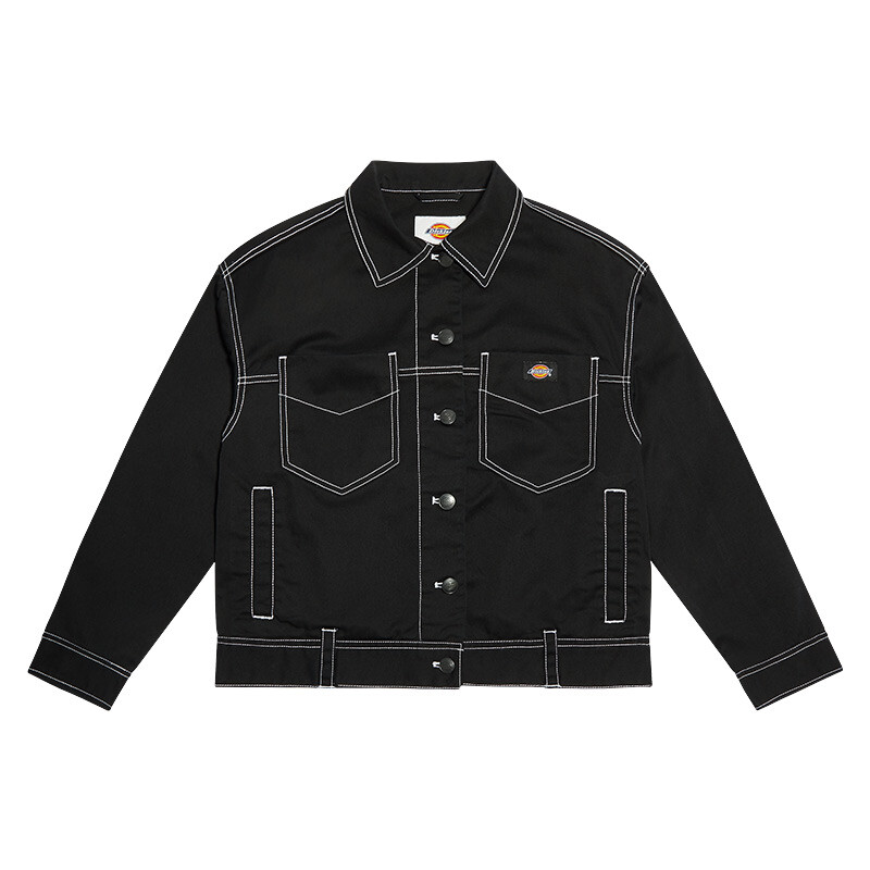 

Dickies Женская джинсовая куртка, черный