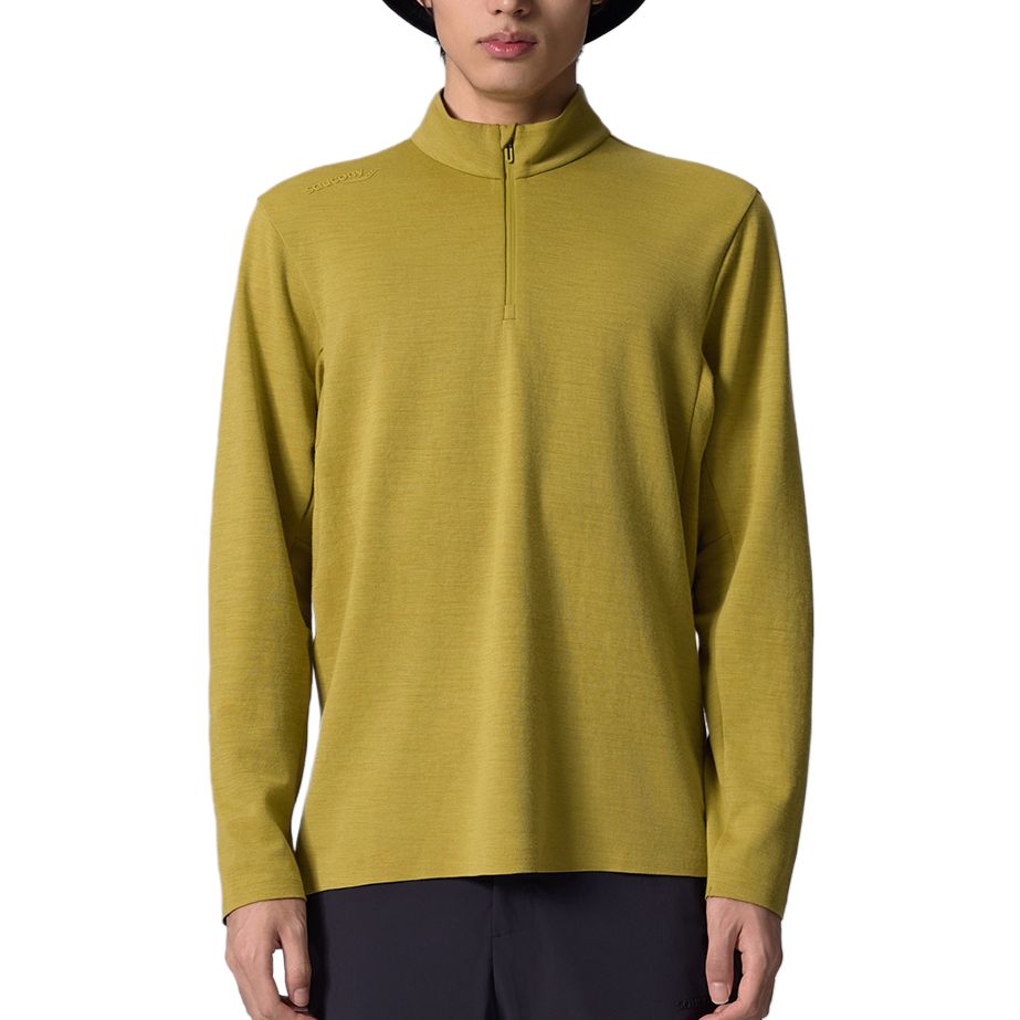 

Saucony Футболка мужская оранжево-желтая, Желтый, Saucony Футболка мужская оранжево-желтая