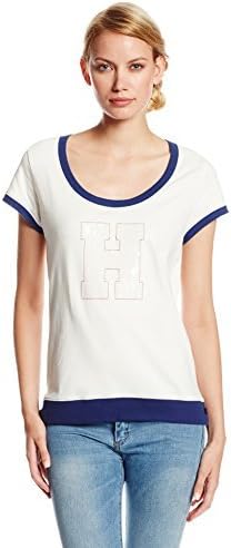 

Женская футболка с короткими рукавами и пайетками от Tommy Hilfiger, Snow White, Белый, Женская футболка с короткими рукавами и пайетками от Tommy Hilfiger, Snow White