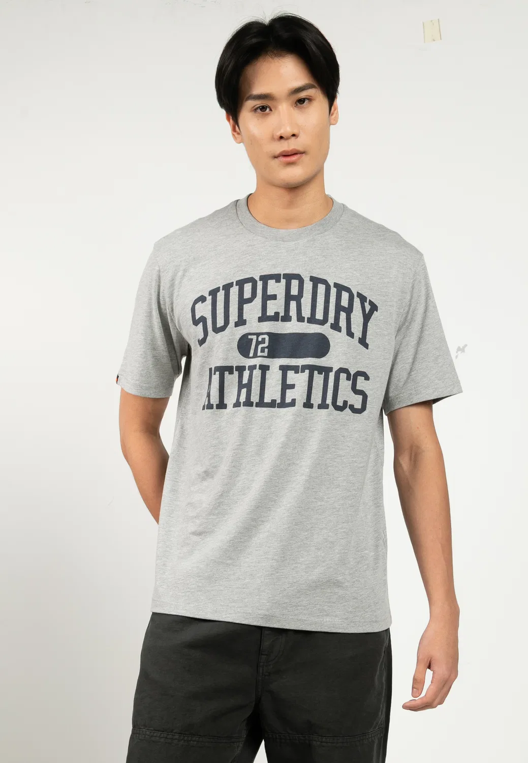 Футболка с коротким рукавом, Athletic Essential, Nike, белый Superdry