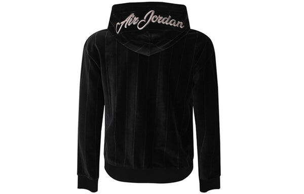 Толстовка Men's Air Jordan Air Stripe Fleece Black, черный — фото 3