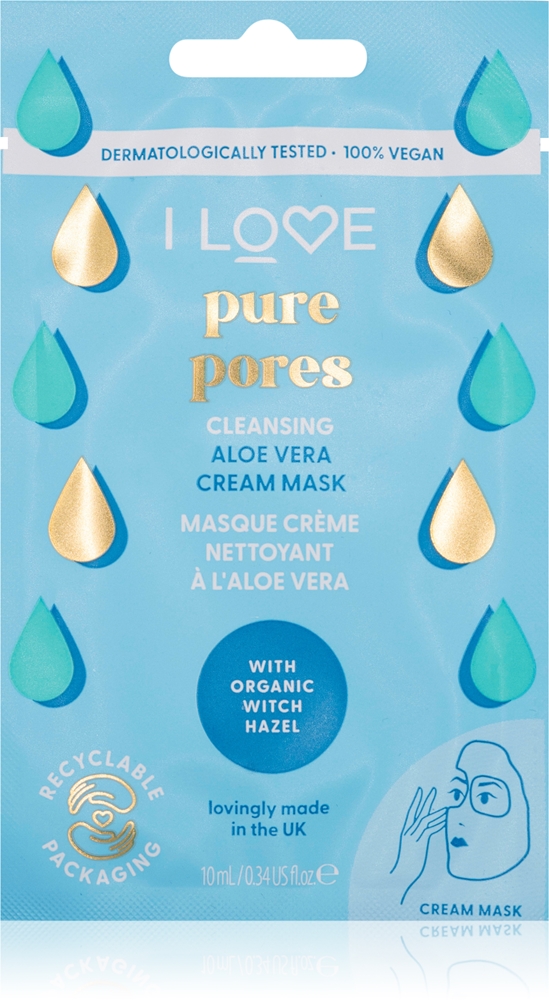 

Увлажняющая маска для лица Pure pores I Love, 10 мл