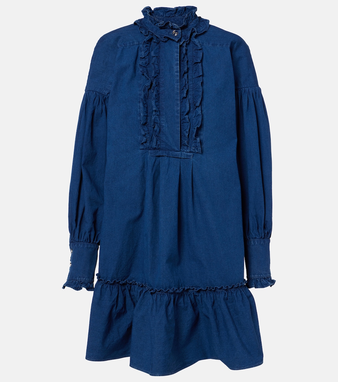 

Джинсовое мини-платье Valentino, Medium Blue Denim