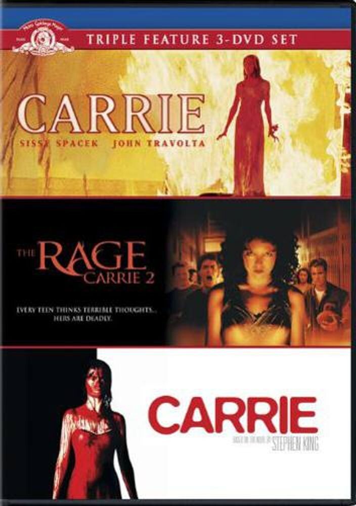 

Диск DVD Carrie Triple Feature