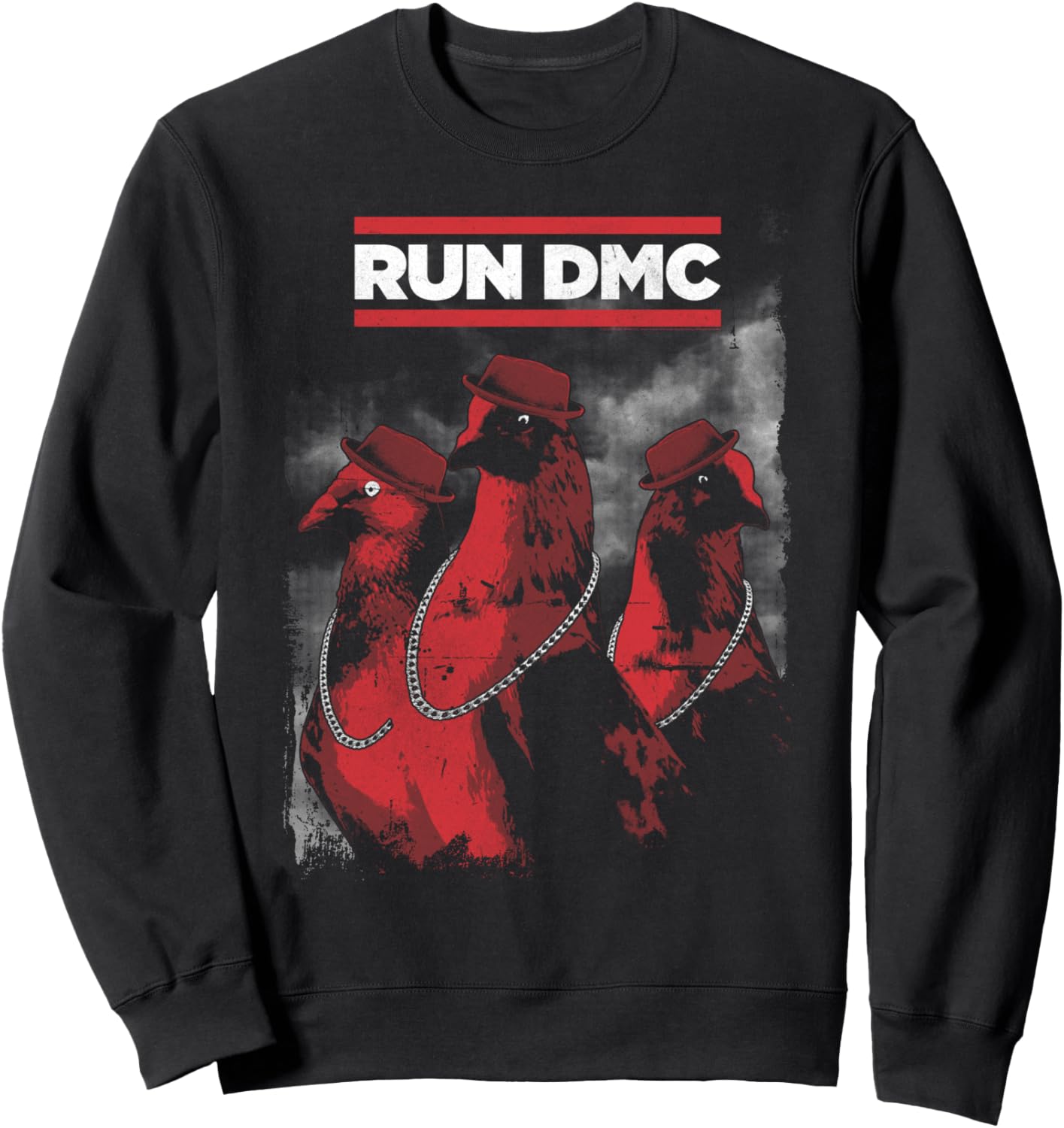 

Официальная толстовка Run DMC с изображением голубей, черный