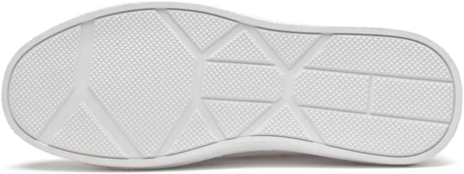 

Мужские повседневные обувь, модные высокие кожаные кроссовки, дышащие и удобные для ходьбы Abborora, белый