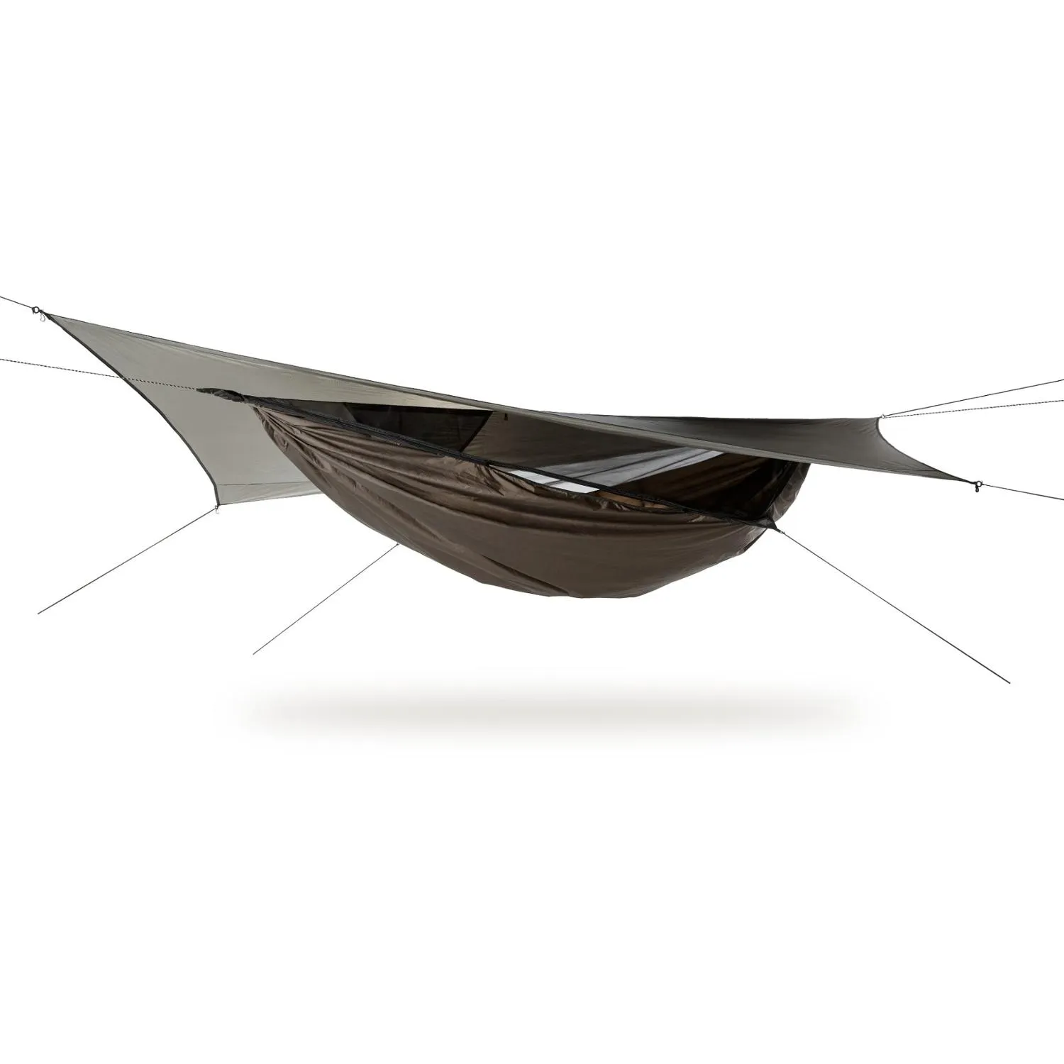 

Исследовательская ультралегкая асимметричная молния Гамак Hennessy Hammock, Bark