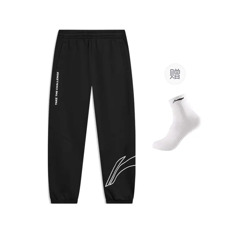 

Коллекция Sports Lifestyle Коллекция Sports Fashion Вязаные спортивные штаны Men's LINING, черный