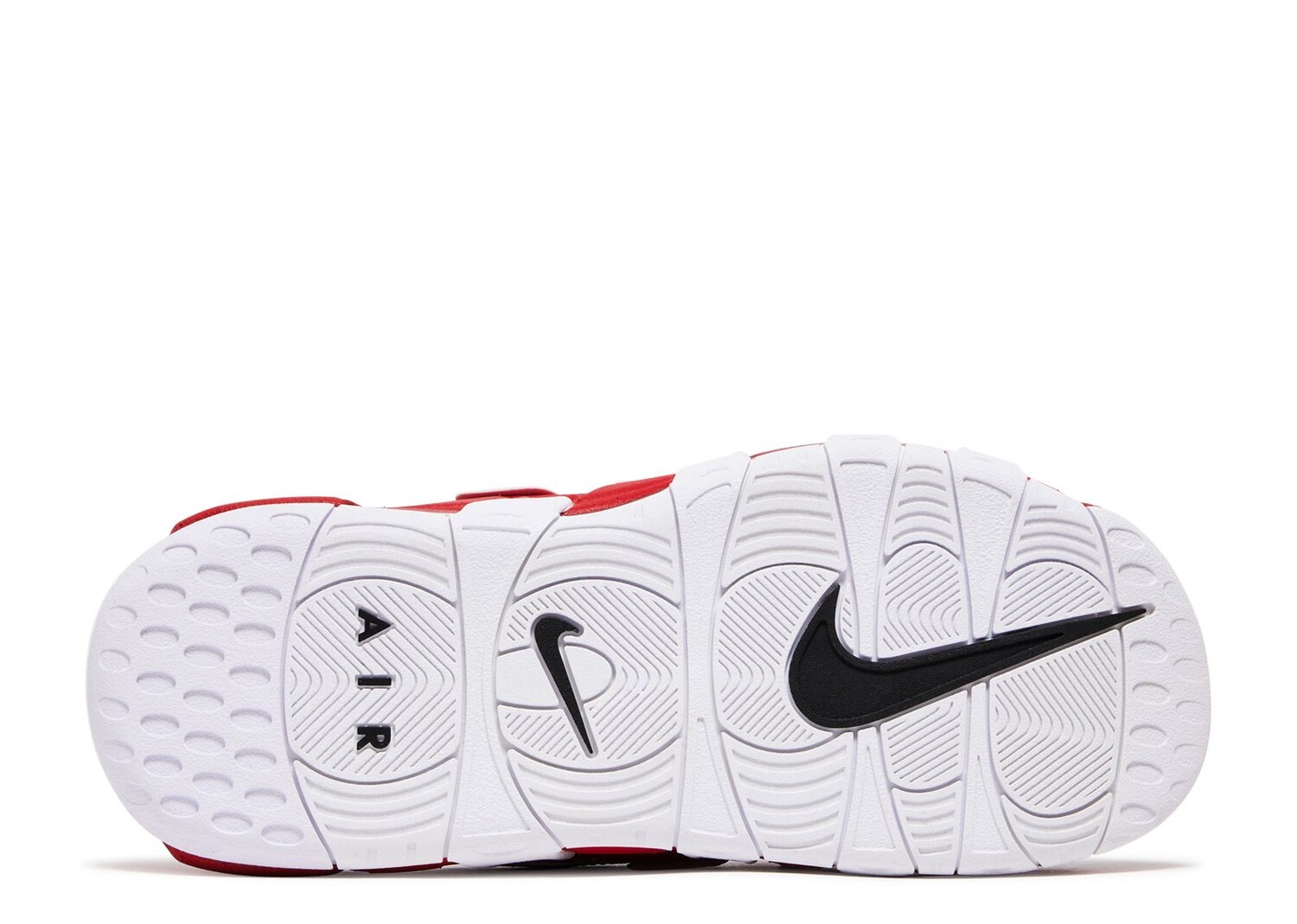 Кроссовки Nike Air More Uptempo Slide 'Bulls', красный — фото 4