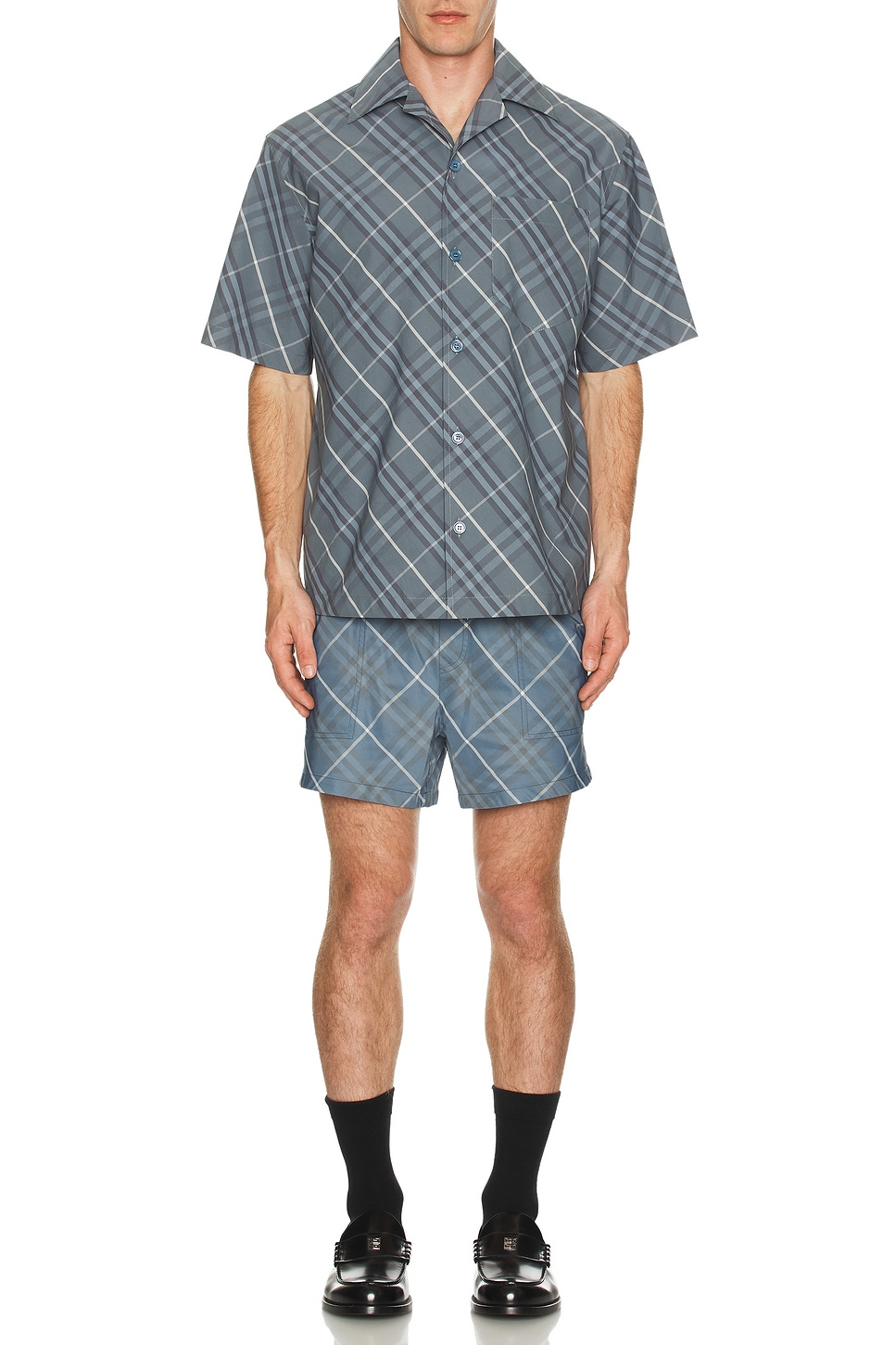 

Плавки Check Burberry, Pewter IP Check