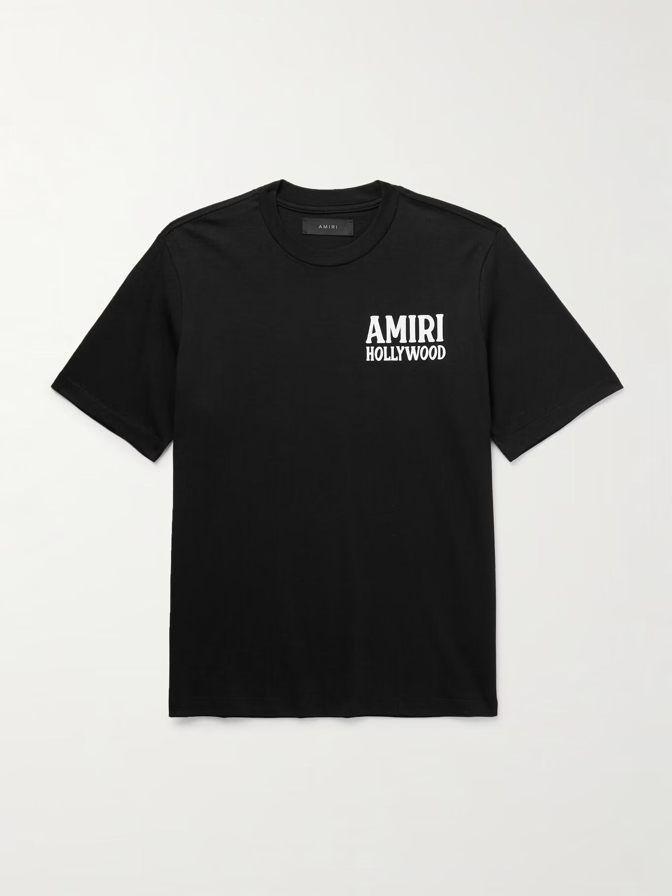 

Футболка из хлопкового джерси с принтом логотипа Jazz Wolf AMIRI, черный