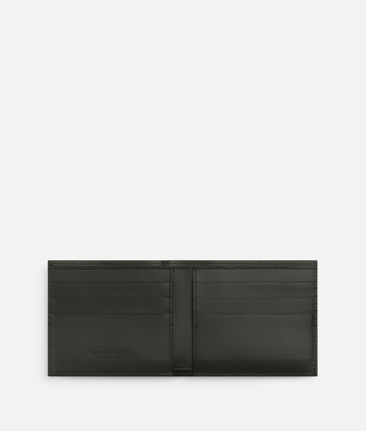 Cassette bi-fold wallet BOTTEGA VENETA, темно-зеленый — фото 2