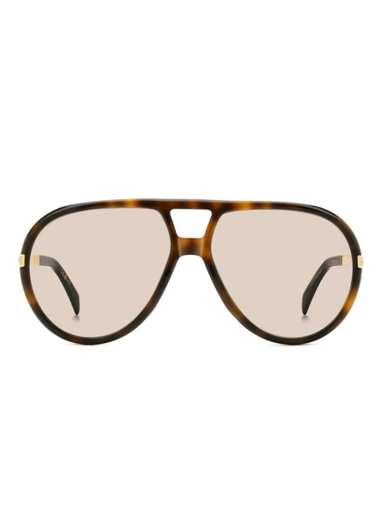 

Солнцезащитные очки-пилоты DAVID BECKHAM EYEWEAR, коричневый
