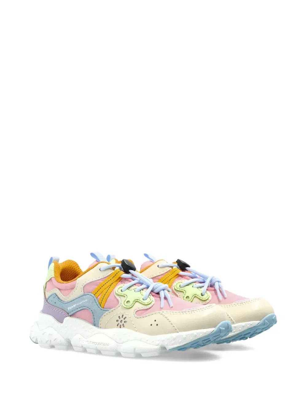 Кроссовки Yamano 3 с цветочным узором FLOWER MOUNTAIN KIDS, розовый