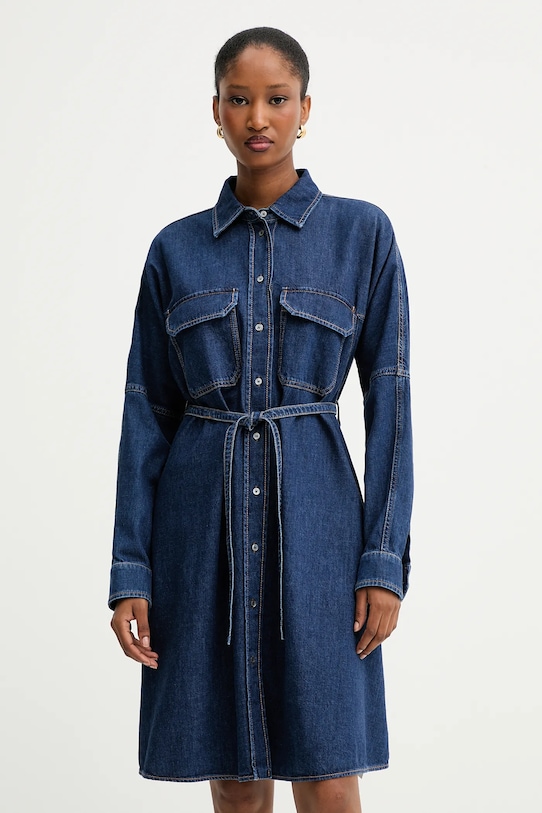 

Джинсовое платье BALENIO Weekend Max Mara, темно-синий