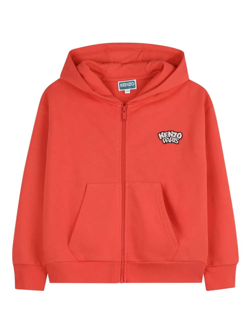 

Худи на молнии Kenzo Kids, красный