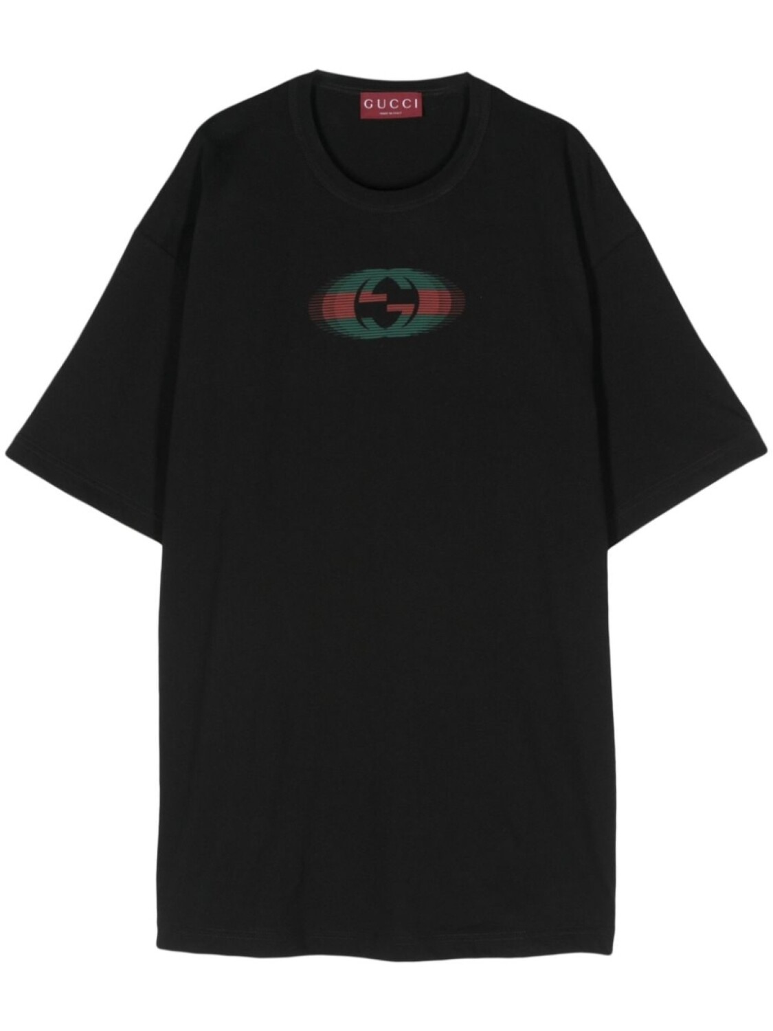 

Gucci футболка из хлопкового джерси, черный