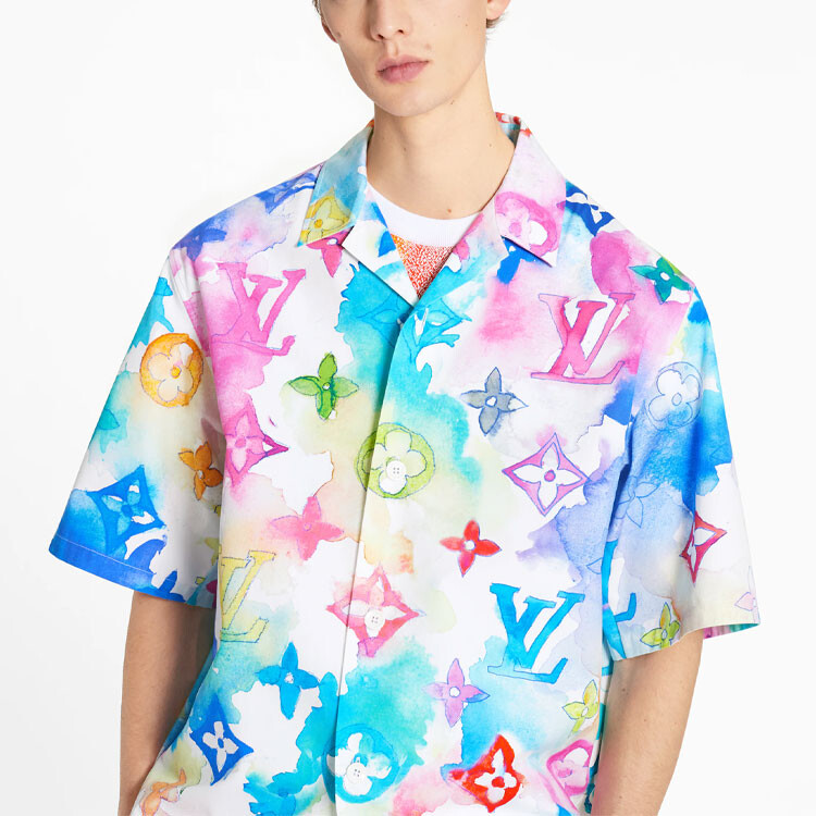 Новые квартальные продукты LV Shirt Men Louis Vuitton, цвет Multicolor — фото 3