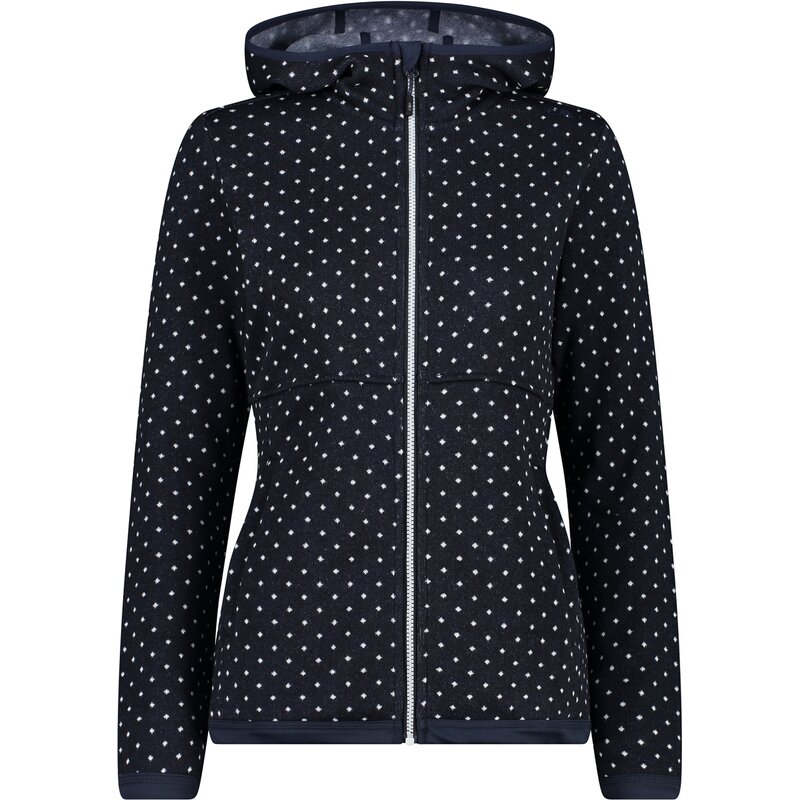 

Толстовка с капюшоном женская куртка с фиксированным капюшоном Cmp, цвет b. blue-bianco