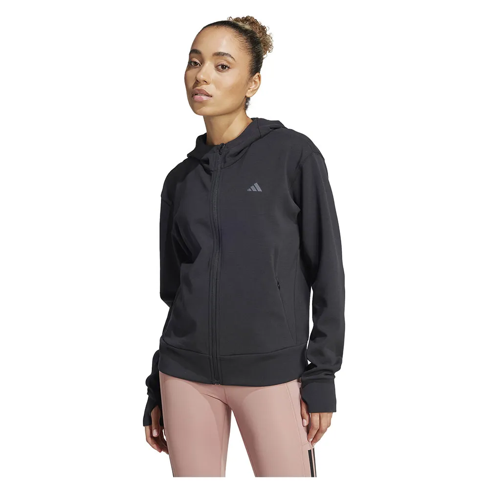 

Толстовка спортивная adidas Designed 4 Training full zip, черный