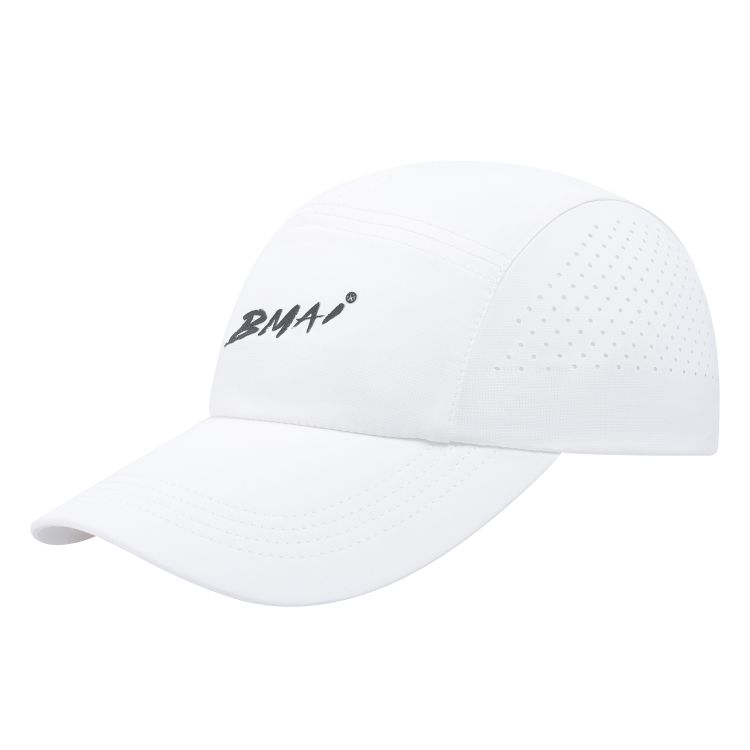 

Бейсболка из полиэстера унисекс белая BMAI